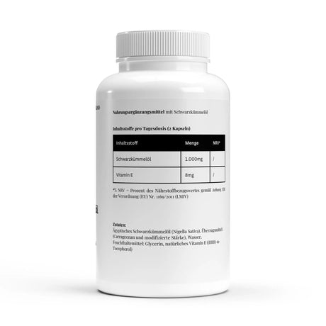 Ägyptisches Schwarzkümmelöl - 240 vegane Softgels ChanceToBrand