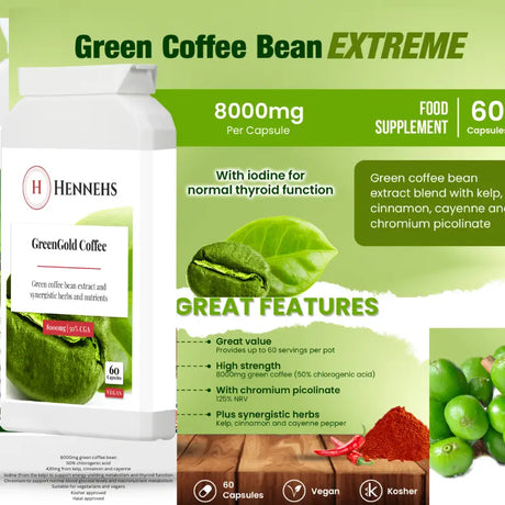 Green Coffee Bean EXTREME HENNEHS