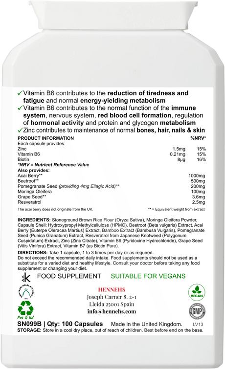 Acai Berry Supreme v5 (SN099B) - HENNEHS Acai Berry Supreme v5 (SN099B)