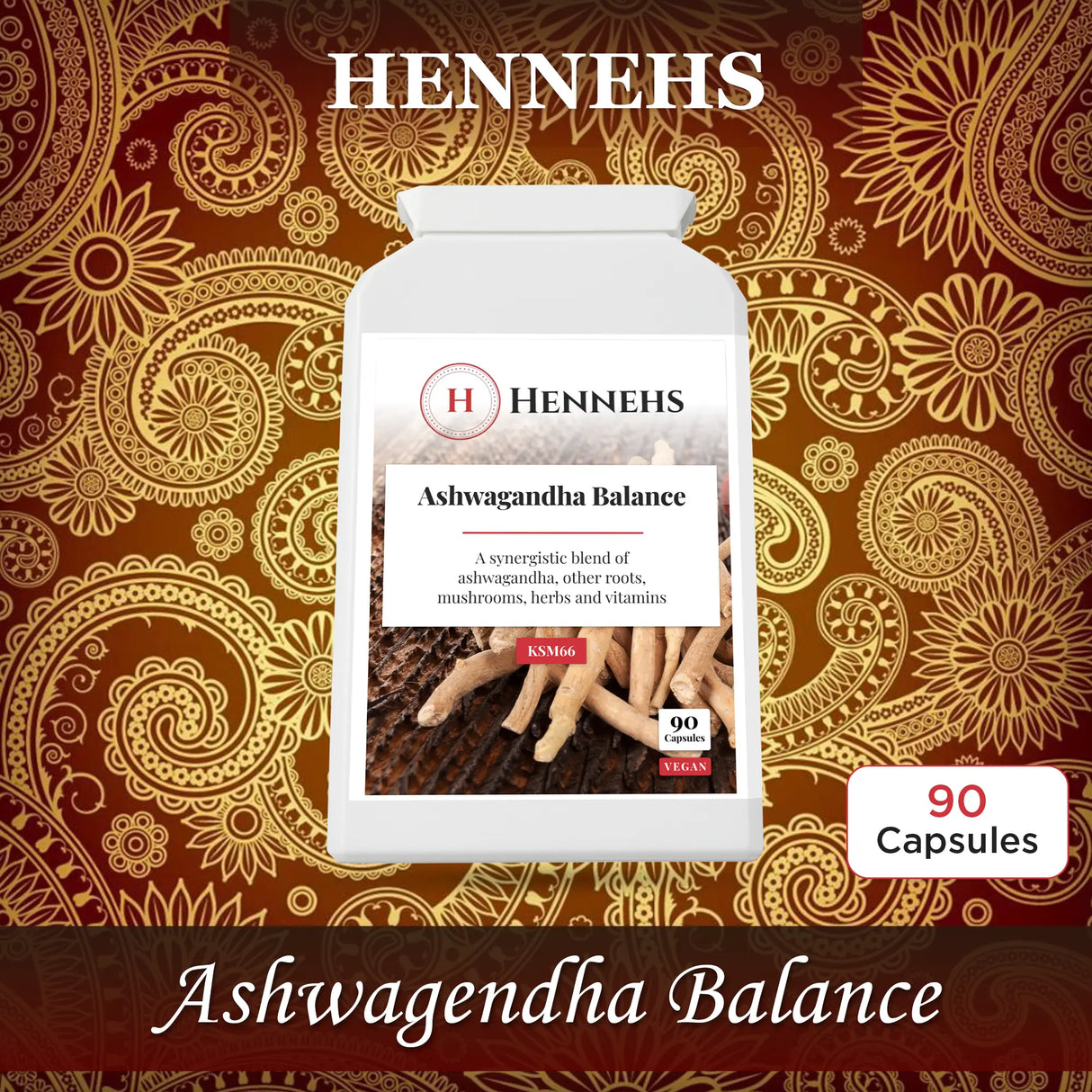 Ashwagandha v8 (ASWG90) - HENNEHS Ashwagandha v8 (ASWG90)