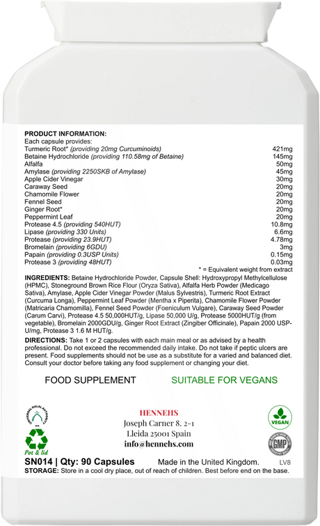 DIGESTIVEaid v4 (SN014) - HENNEHS DIGESTIVEaid v4 (SN014)