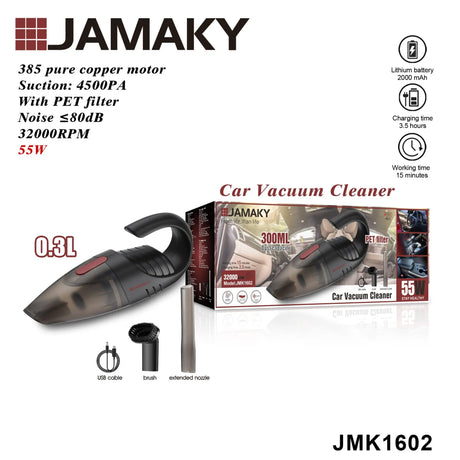 Powerful Handheld Vacuum Cleaner with Strong Suction for Home & Car HENNEHS