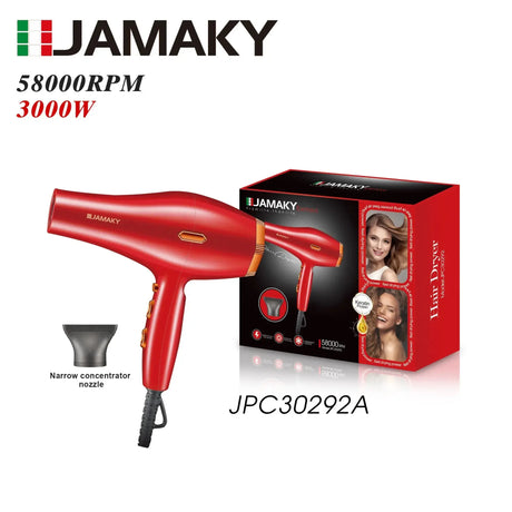 JAMAKY 1000W Hair Dryer – Fast Drying with Hot & Cold Wind HENNEHS