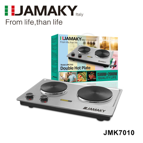 JAMAKY Double Burner Electric Ceramic Induction Stove HENNEHS