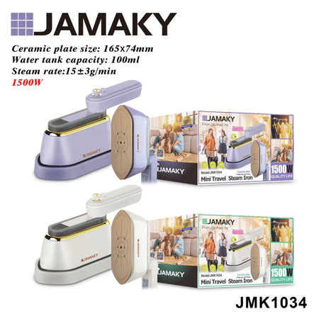 Portable Mini Steam Iron for Travel and Household Use – 1000W HENNEHS