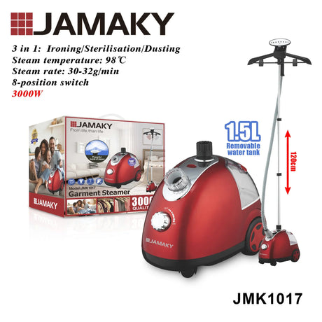 1800W Vertical Steam Ironing Machine for Clothes and Garments HENNEHS