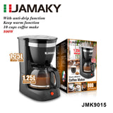 JAMAKY 1.25L Electric Drip Coffee Maker with Temperature Control
