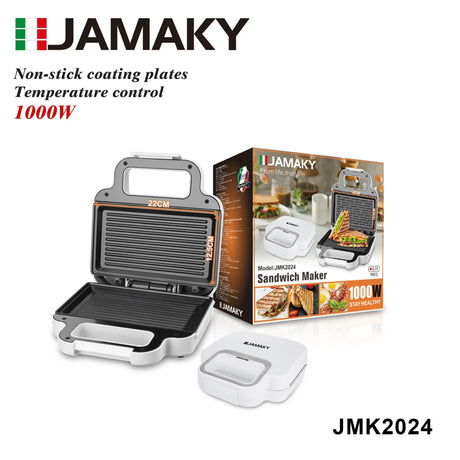 JAMAKY 8-in-1 Multifunction Sandwich & Breakfast Maker – 800W HENNEHS