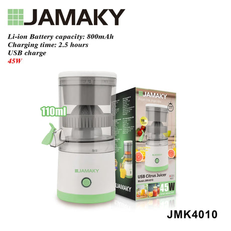 JAMAKY Portable Orange Juicer Electric Juice Cup with Separator HENNEHS
