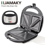 JAMAKY Electric Sandwich & Breakfast Maker – 750W 3D Heating HENNEHS