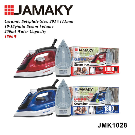 2200W Handheld Steam Iron for Clothes – Wet & Dry Dual Use HENNEHS