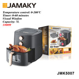 JAMAKY 6L Knob-Control Oil-Free Air Fryer Oven