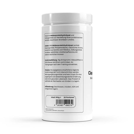 Clear Whey Protein Brombeere-Limette - 500g ChanceToBrand